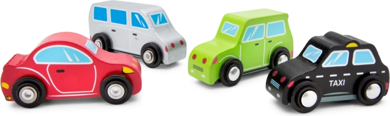 Four vehicles for more play options