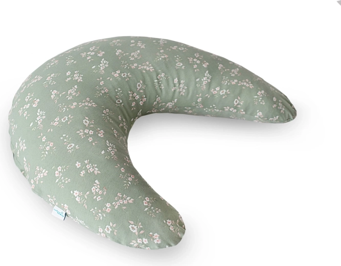 Ceba baby jastuk za dojenje Huggy Green Meadow 150 × 60 × 37 cm