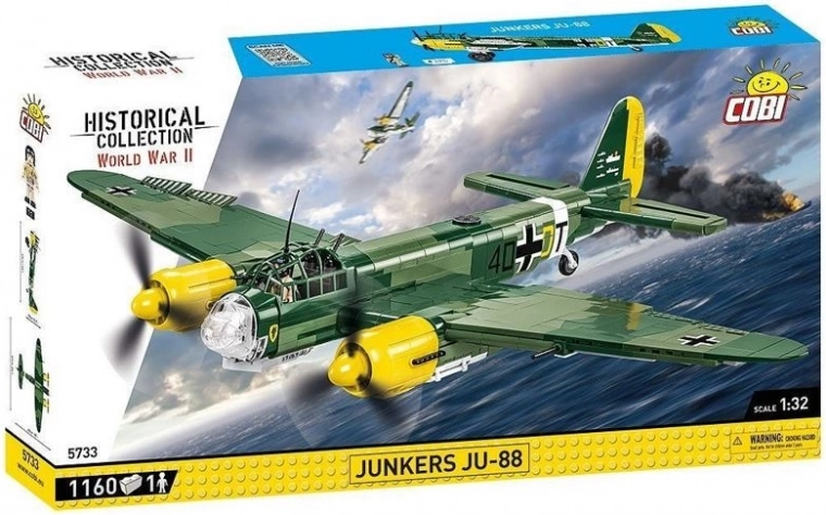 Konstrukcijski set COBI Junkers Ju 88 – 1160 dijelova