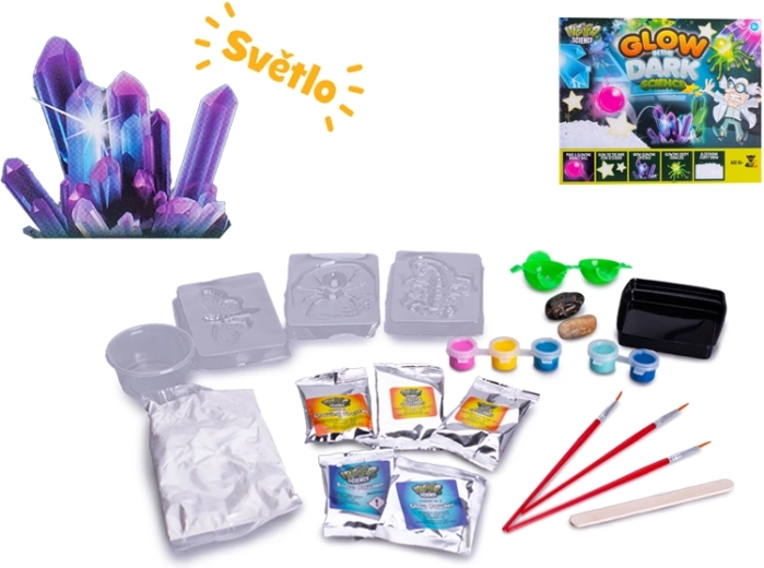 Weird Science Glow in the Dark Experiment Set