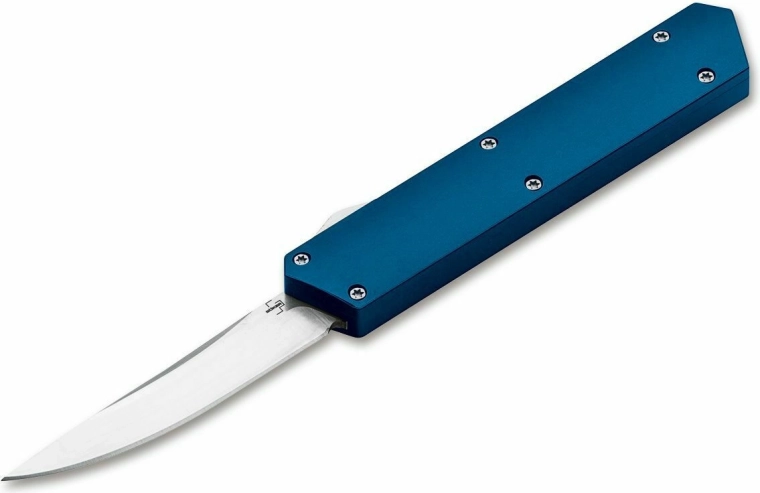 Böker Plus Kwaiken OTF Blue automatski nož 8,1 cm, plava