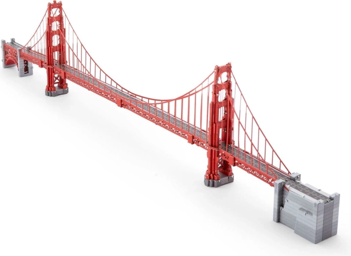 Metalne 3D slagalica METAL EARTH Premium – most Golden Gate