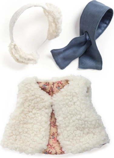 DJECO winter outfit for POMEA Moumoute dolls