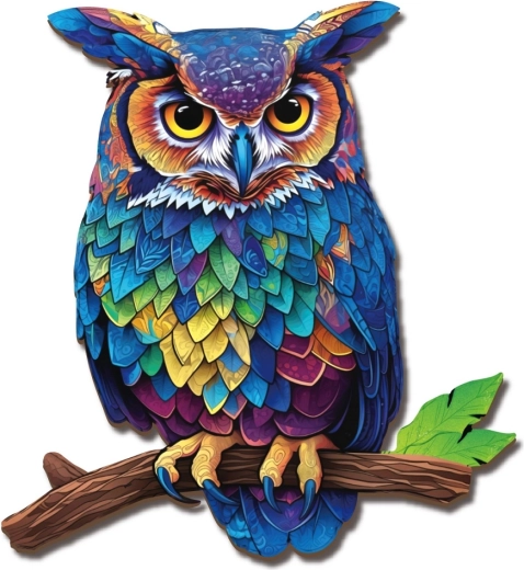 2Kids Toys drvene puzzle sova - 1 komad