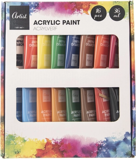 Set akrilnih boja 16 kom 36 ml