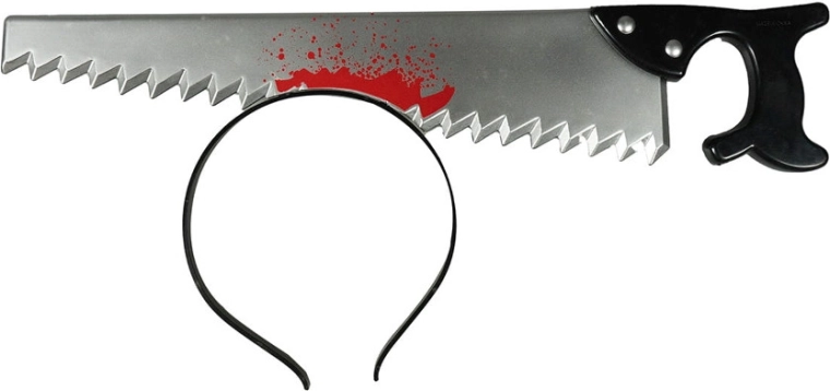 Halloween Headband with Saw in the Head