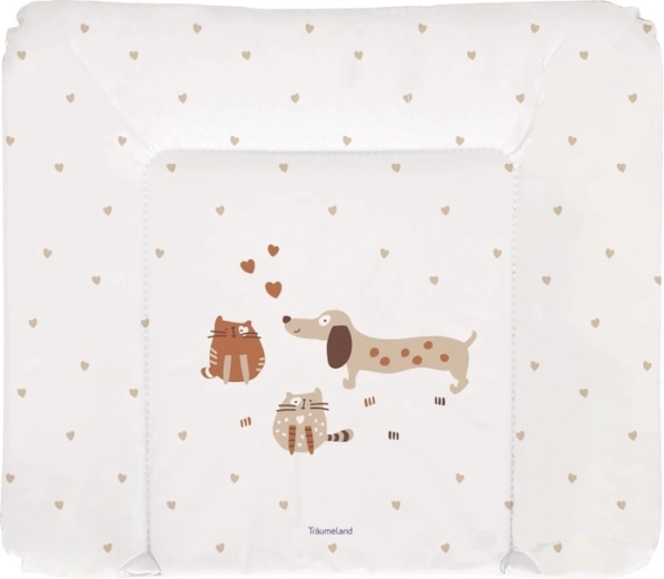 Träumeland podloga za previjanje Cats&Dogs 75 × 85 cm