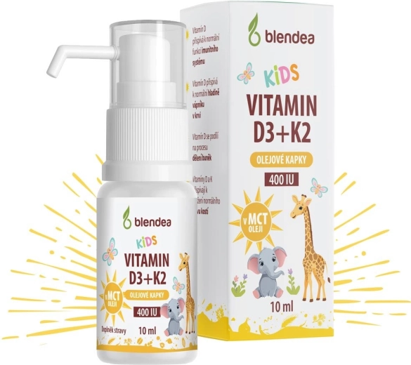 Blendea vitamin D3 + K2 kapi za djecu 10 ml