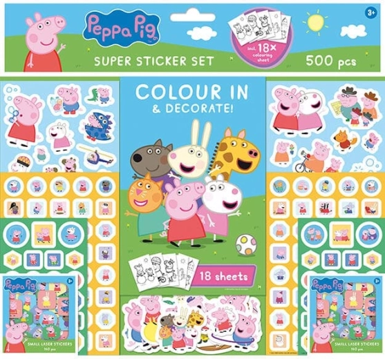 Set naljepnica Peppa Pig (500 kom)
