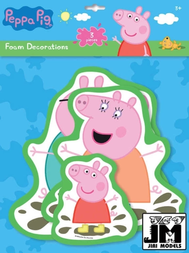 Jiri Models pjenaste naljepnice za zid Peppa Pig - 1 pakiranje