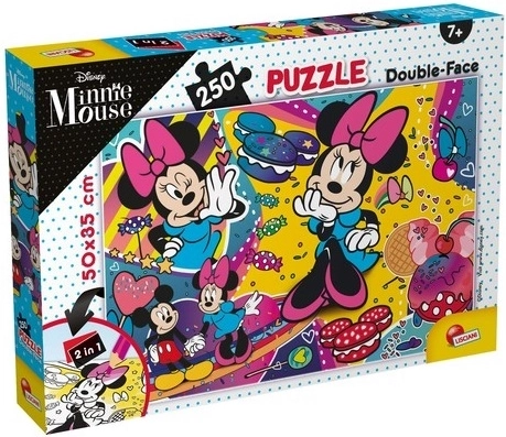 Lisciani dvostrana puzzle Minnie 250 dijelova