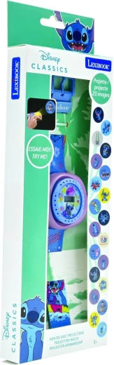 Lexibook digitalni projekcijski sat Stitch s 20 slika