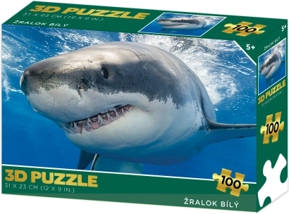 3D puzzle veliki bijeli morski pas