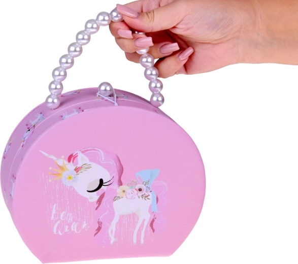 Prijenosna kutijica za nakit s ručkicom od perlica