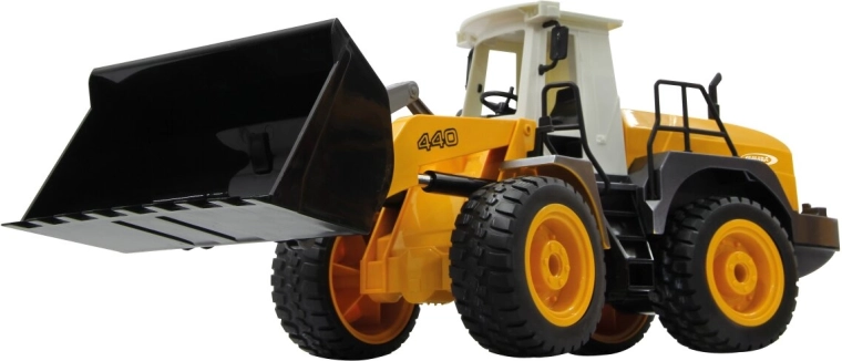 Realistic construction machine with lights and sounds