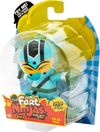 Kolekcionarska figurica Deja Poo iz serije Fart Ninjas