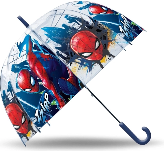 Prozirni ručni dječji kišobran Spiderman