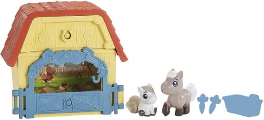 Stable setting for creative play