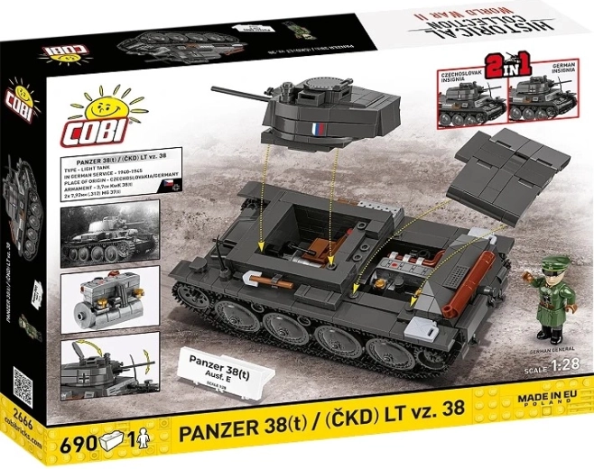 Model 2 u 1: LT vz. 38 i Panzer 38(t)
