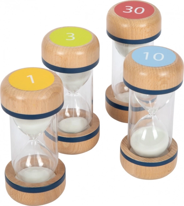 Small foot set pješčanih satova od drva XL