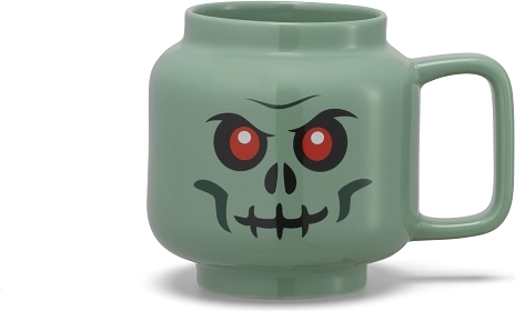 LEGO keramička šalica zeleni kostur 530 ml