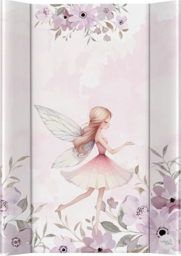Ceba baby mekana podloga za previjanje s bočnim rubovima BASIC Meadow Fairy 50 × 70 cm