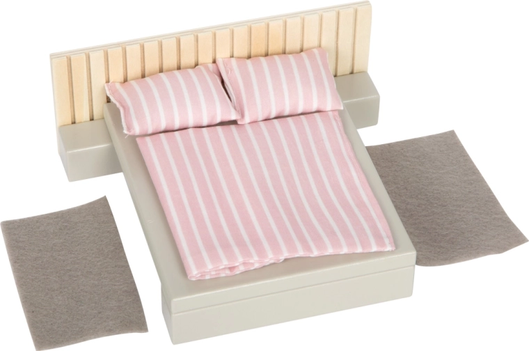 Ugodna spavaća soba s tekstilnom posteljinom