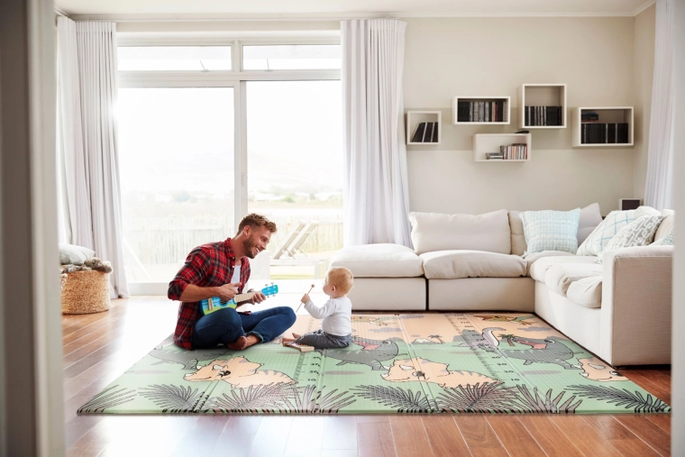 Prostrana igraća površina kod kuće i u dnevnom boravku