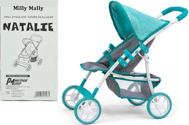 Milly Mally Natalie Prestige Mint Doll Stroller