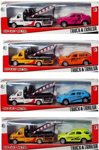 Auto-odtah s osobnim automobilom