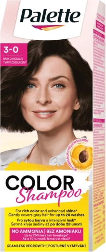 Palette Color Shampoo tamno čokoladni 3-0, 50 ml