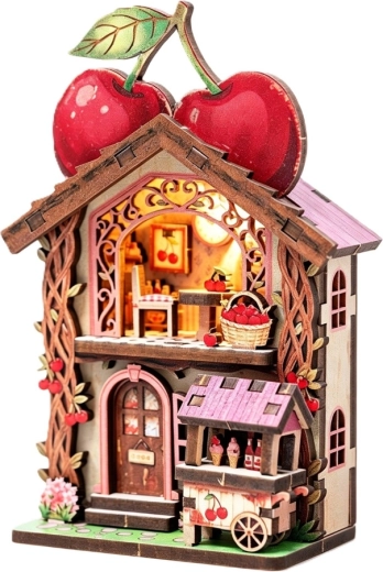 2Kids Toys 3D drvena slagalica magnet trešnjina kućica