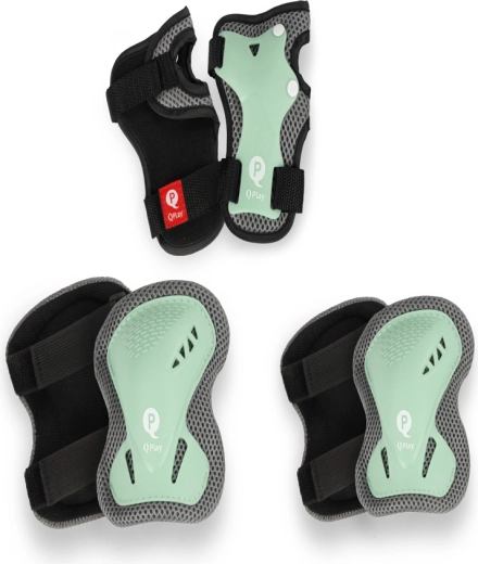 QPLAY dječji štitnici jade green, veličina S (3–5 godina)