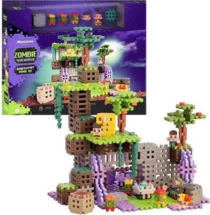 Mini Waffle građevinski set Zombi