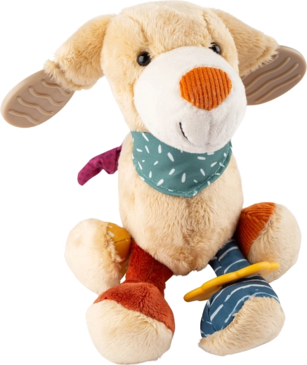 Teether and different textures for teething and exploration