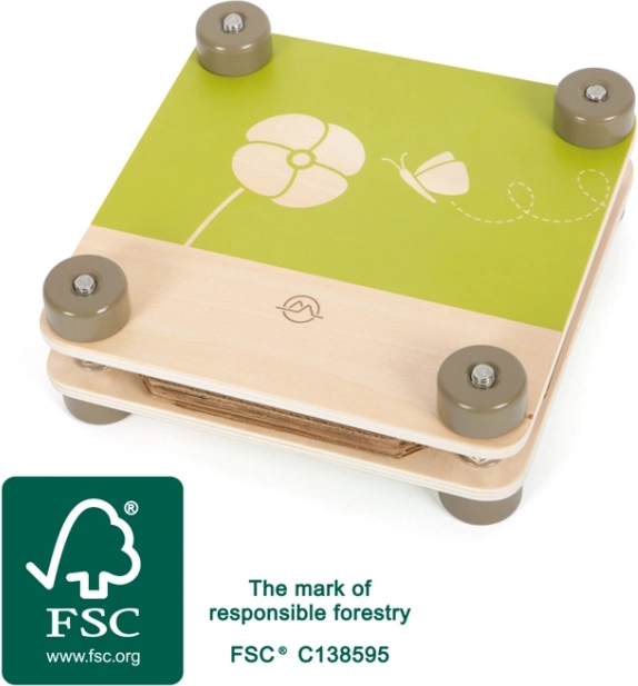 drveni preša za cvijeće small foot discover