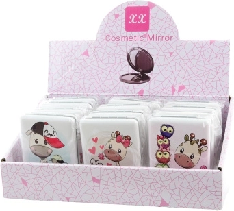 Džepno ogledalce s motivom žirafe, 6 vrsta