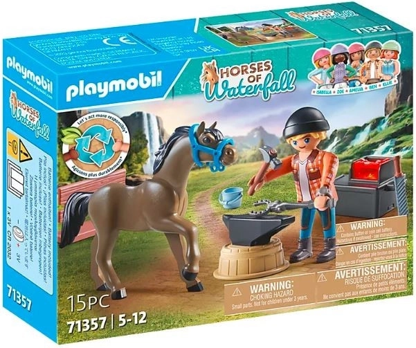 Playmobil Ranč kod Slapa s kovačem Benom i konjem Achillesom