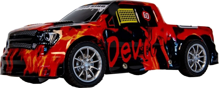 Remote-controlled racing car Devil, red - 1 piece