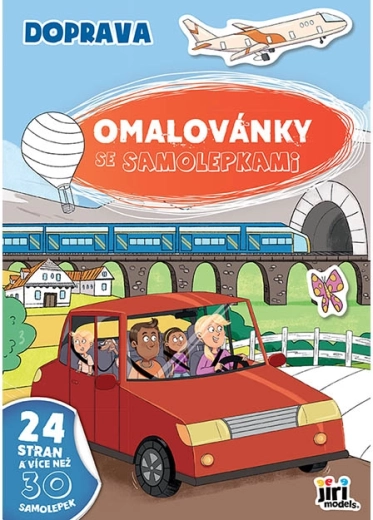 Bojanke A4 s naljepnicama – Promet