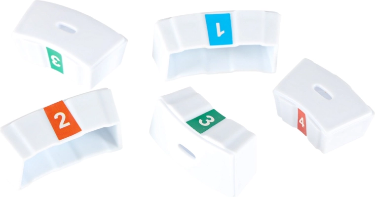 Numerirani i obojeni dijelovi