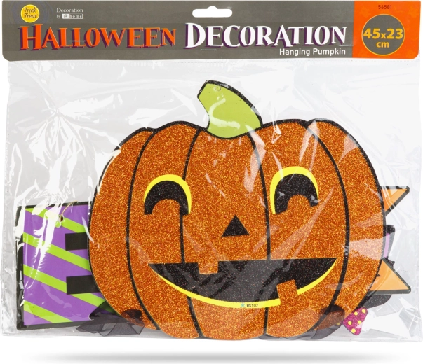 Glittery Halloween pumpkin