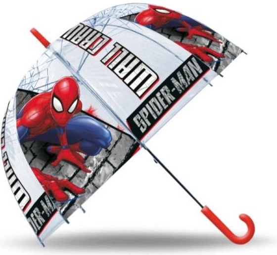 Dječji automatski prozirni kišobran SPIDERMAN 48 cm