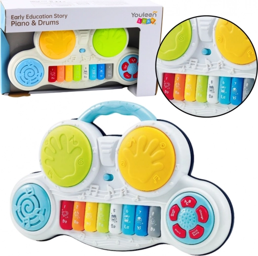 Interaktivni dječji klavir s bubnjevima i zvukovima životinja