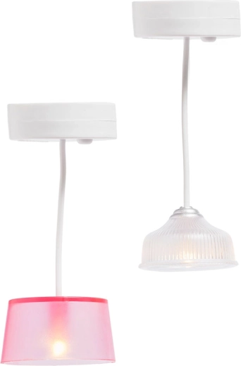 Lundby set rasvjete za kućicu za lutke – 2 viseće LED lampe s timerom