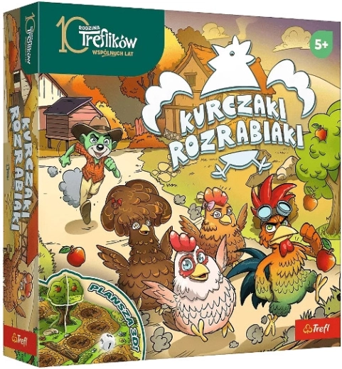 Kurczaki rozrabiaki – obiteljska igra skupljanja jabuka