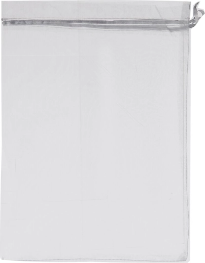 Siva organza vrećica 25 × 35 cm