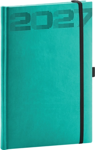 Notique tjedni planer Aprint Top 2027 tirkizni 15 × 21 cm