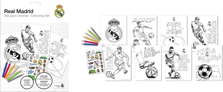 Set za bojanje REAL MADRID