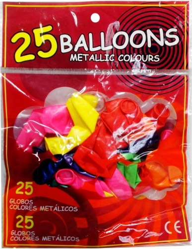 Metalni baloni 25 kom